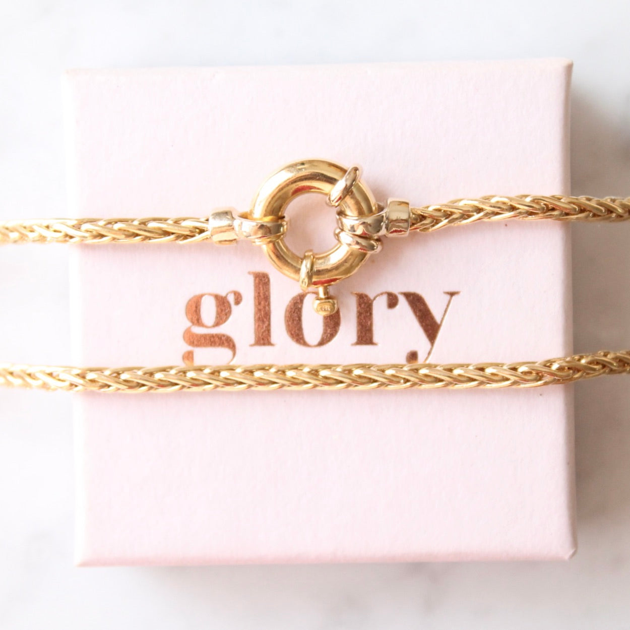 Foxtail Connector Lock Necklace