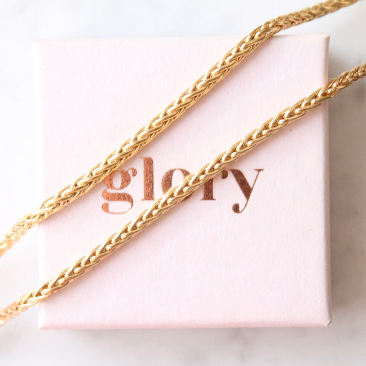 Foxtail Connector Lock Necklace