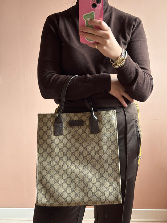 Gucci GG Supreme PVC Tote Bag