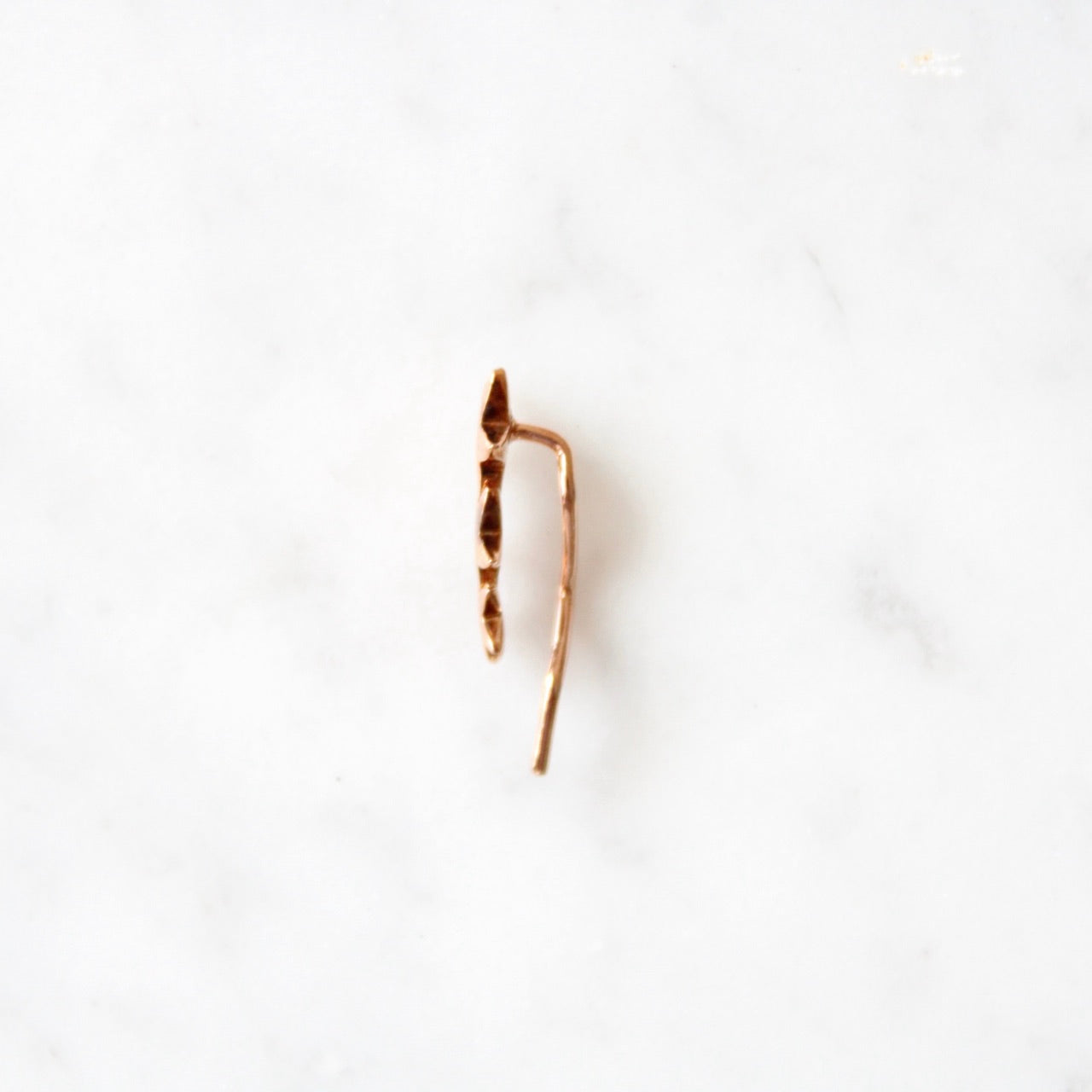 Single Triple Star Earring