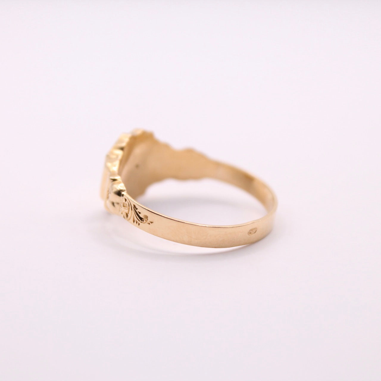 Solid Shield Signet Ring