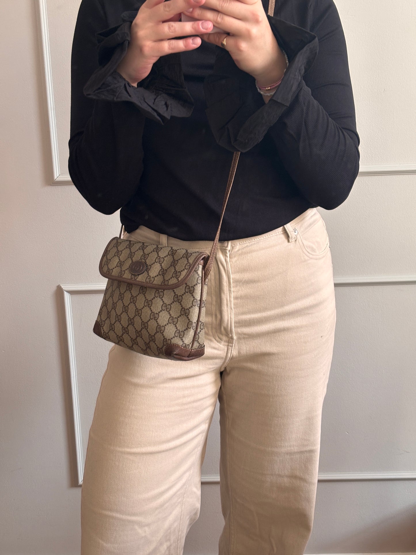 Gucci GG Supreme PVC Shoulder Bag