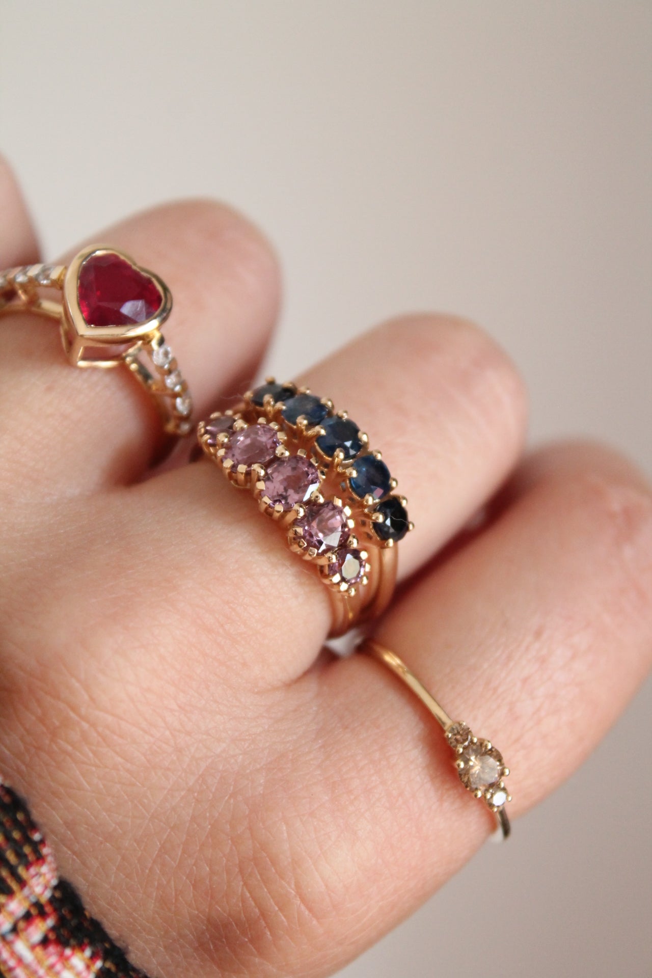Spinel Row Ring
