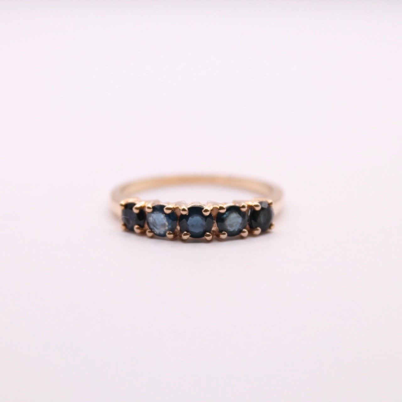 Sapphire Row Ring