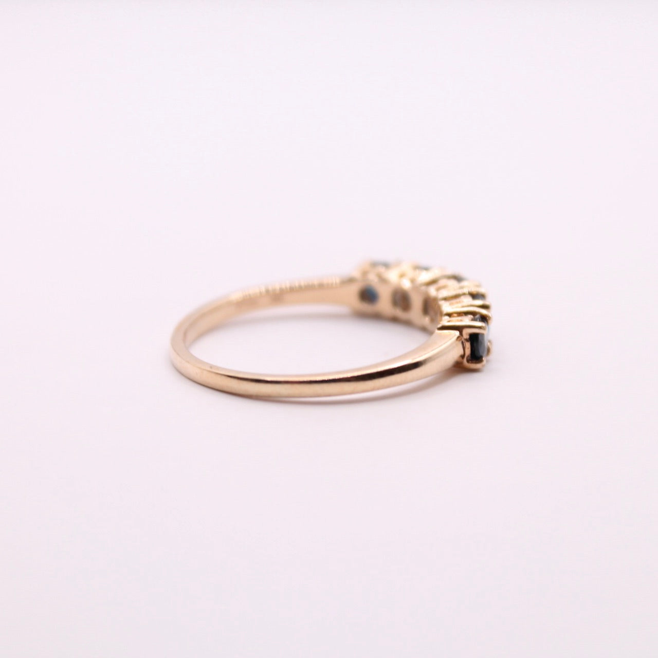 Sapphire Row Ring