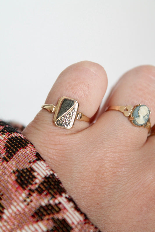 Engraved Signet Ring