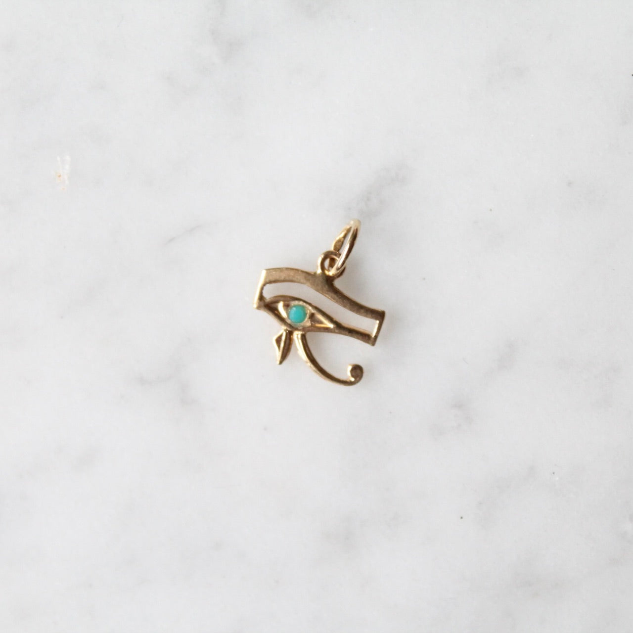 Turquoise Eye of Horus Charm