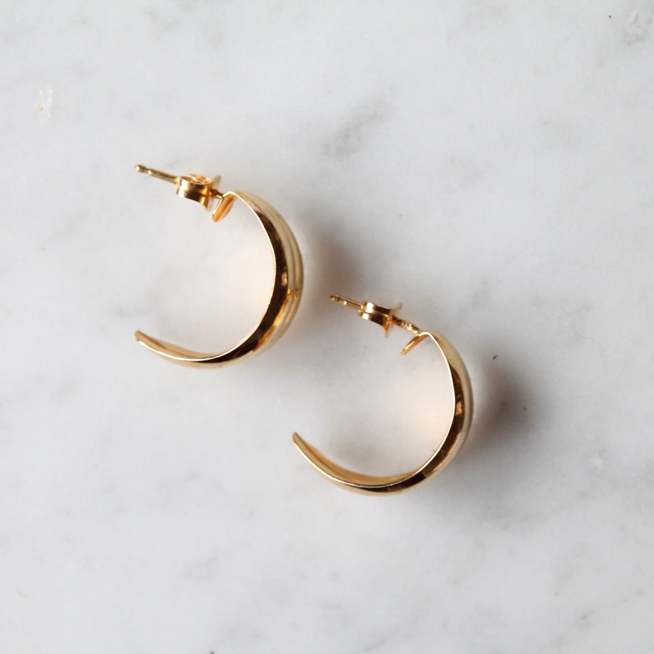 Double Half Hoop Earrings