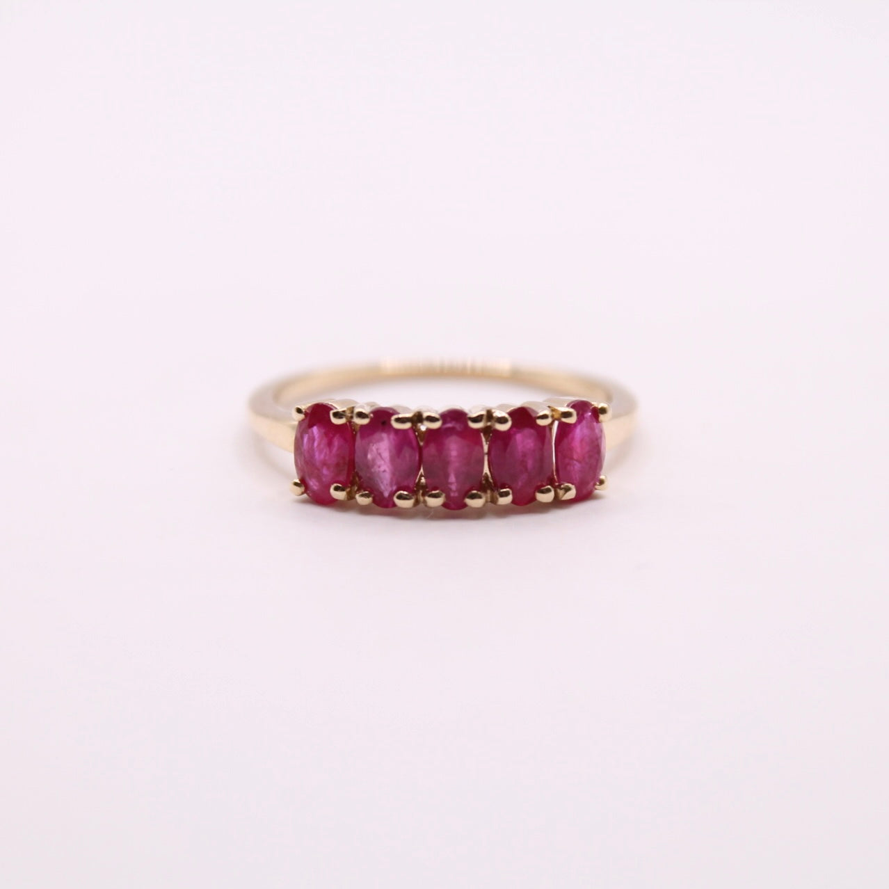 Ruby Row Ring