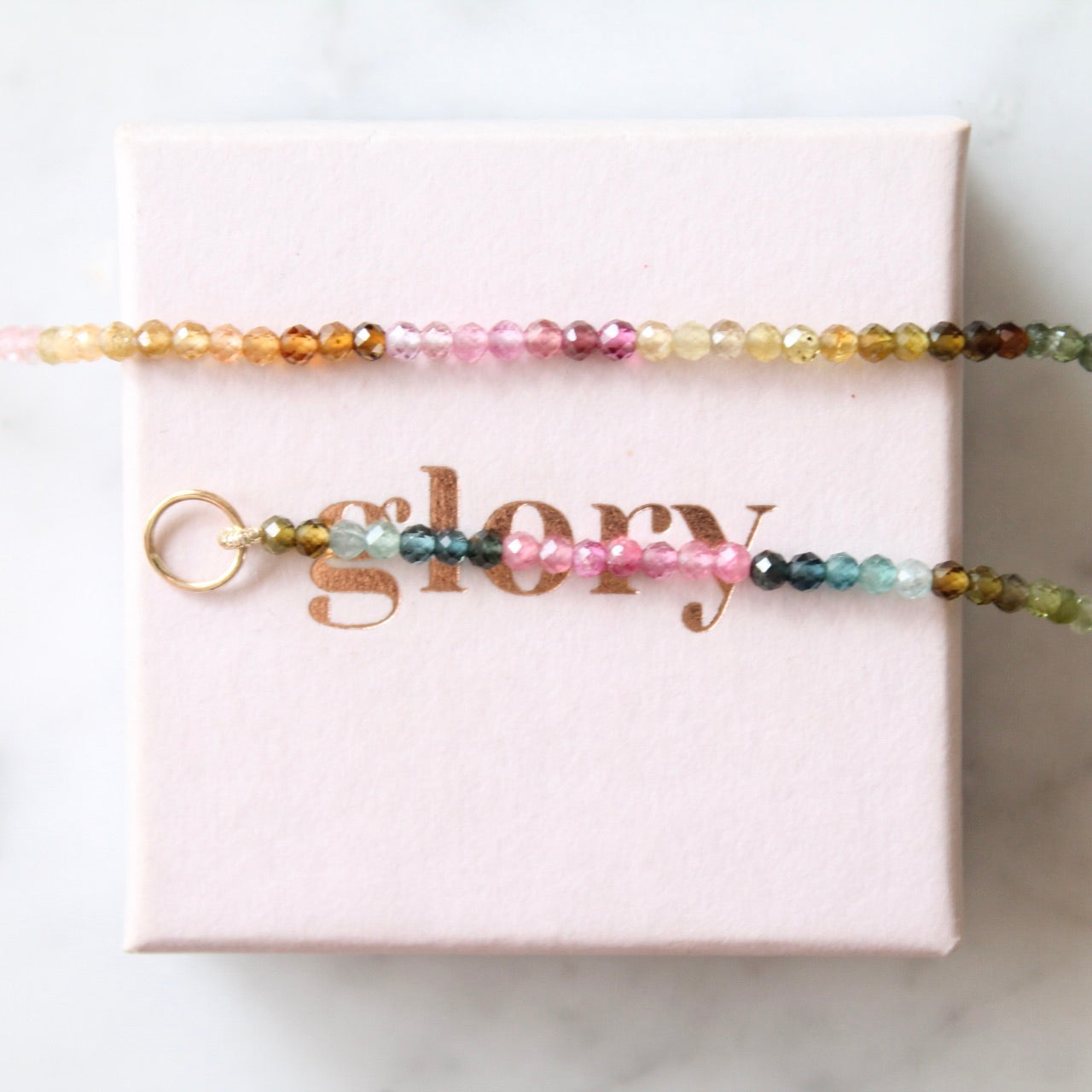 Multi Tourmaline Gem Necklace