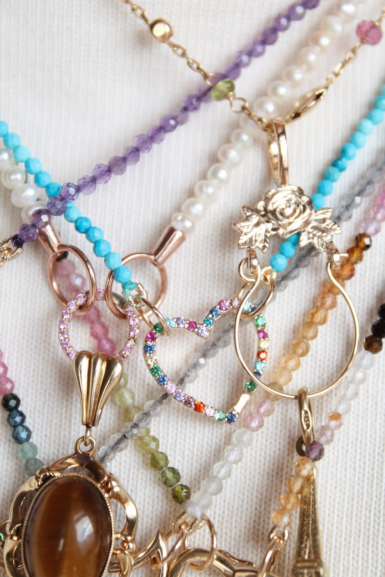 Rose Charm Holder