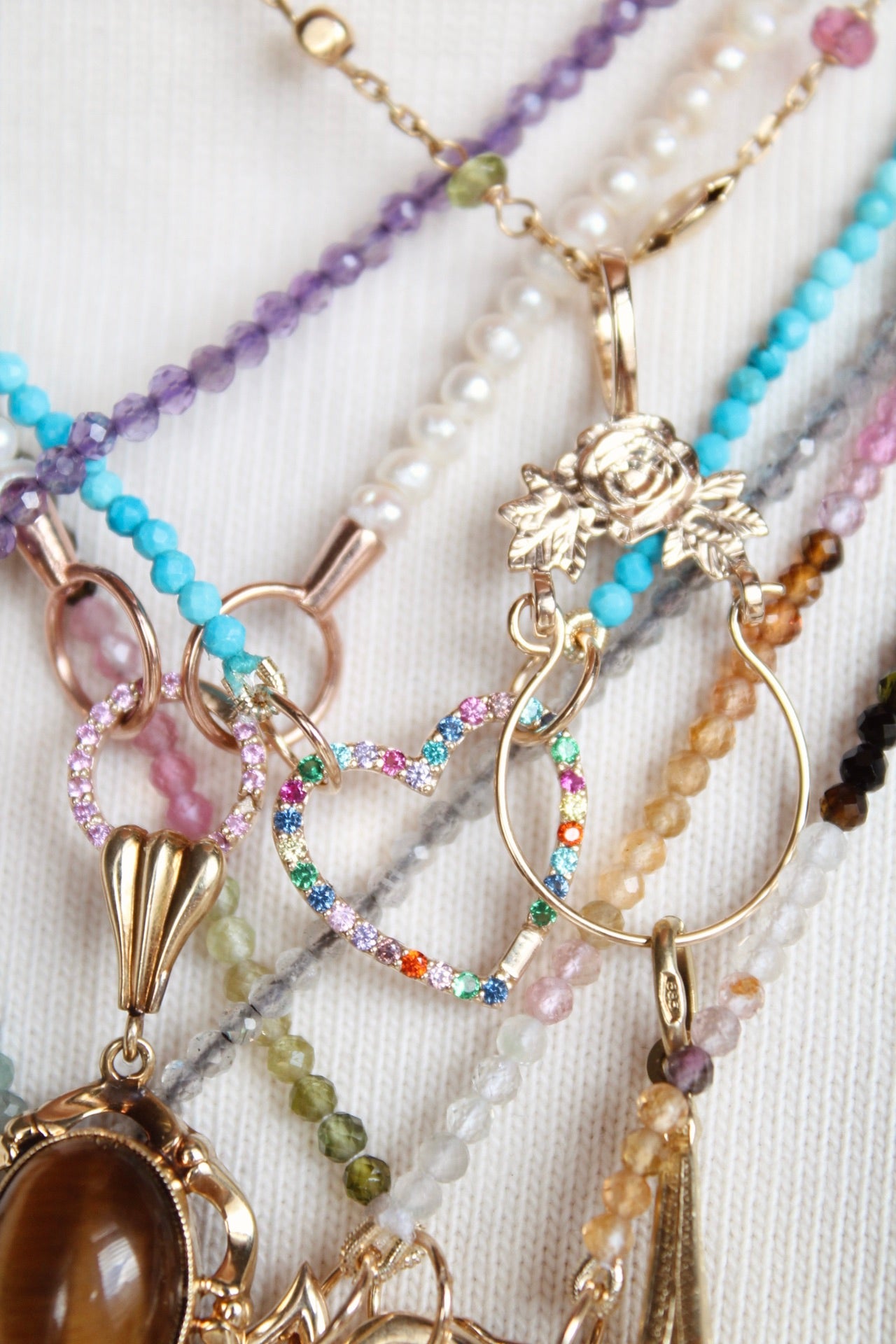 Rose Charm Holder