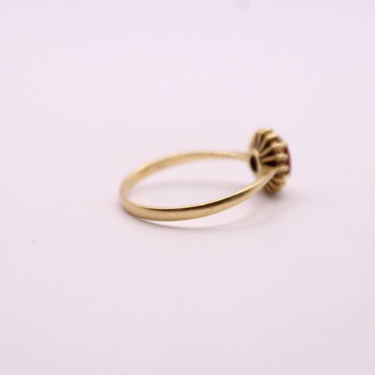 Ruby & Diamond Lady Di Ring