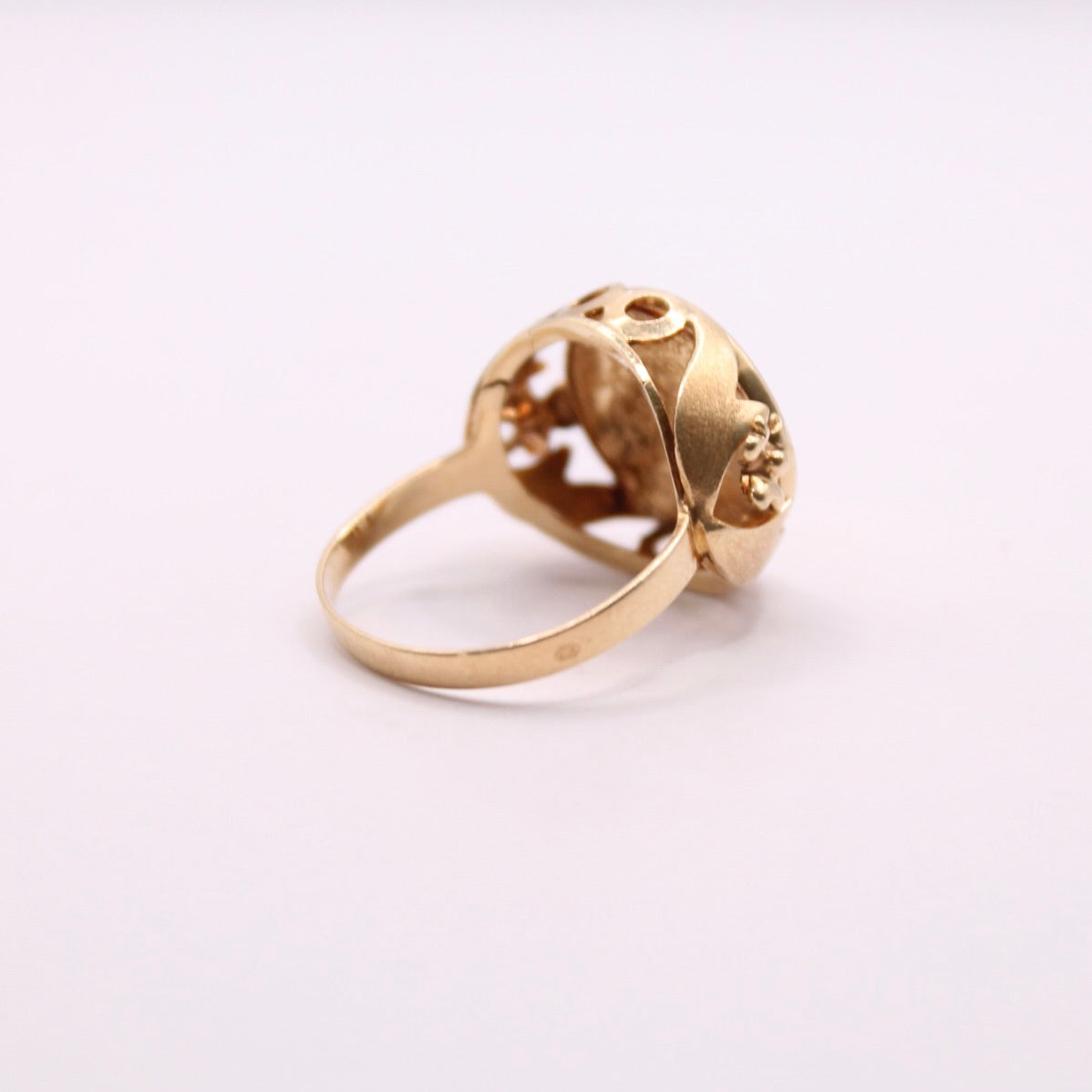 21ct Dollar Coin Ring
