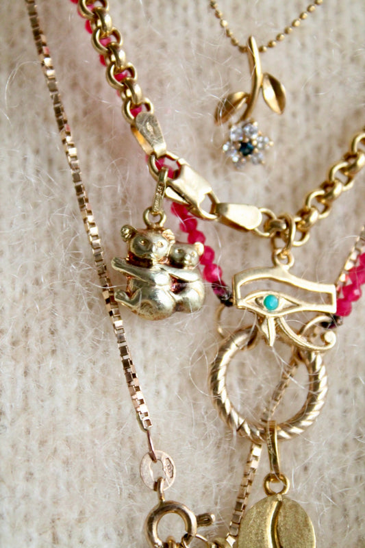 Turquoise Eye of Horus Charm