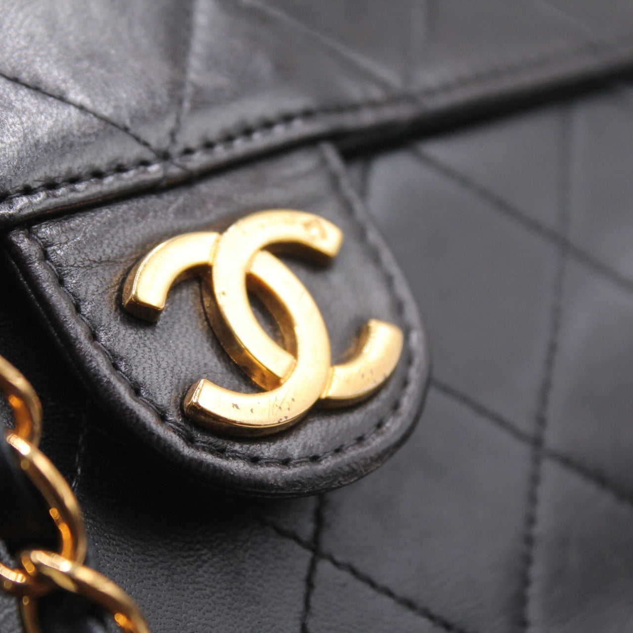 Chanel Push Lock Shoulder Bag