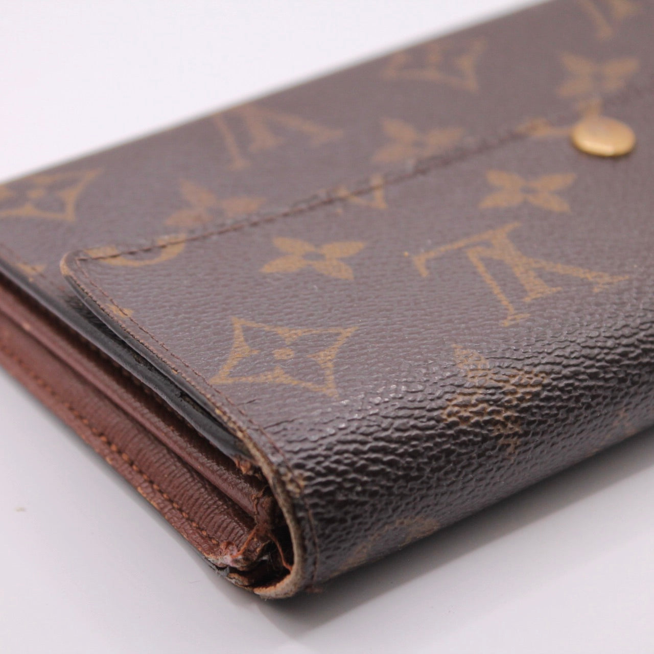 Louis Vuitton Monogram Sarah Long Wallet