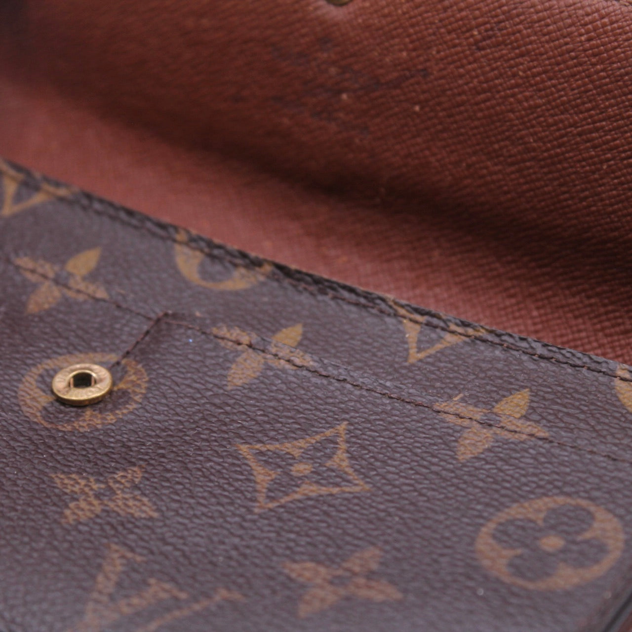 Louis Vuitton Monogram Sarah Long Wallet