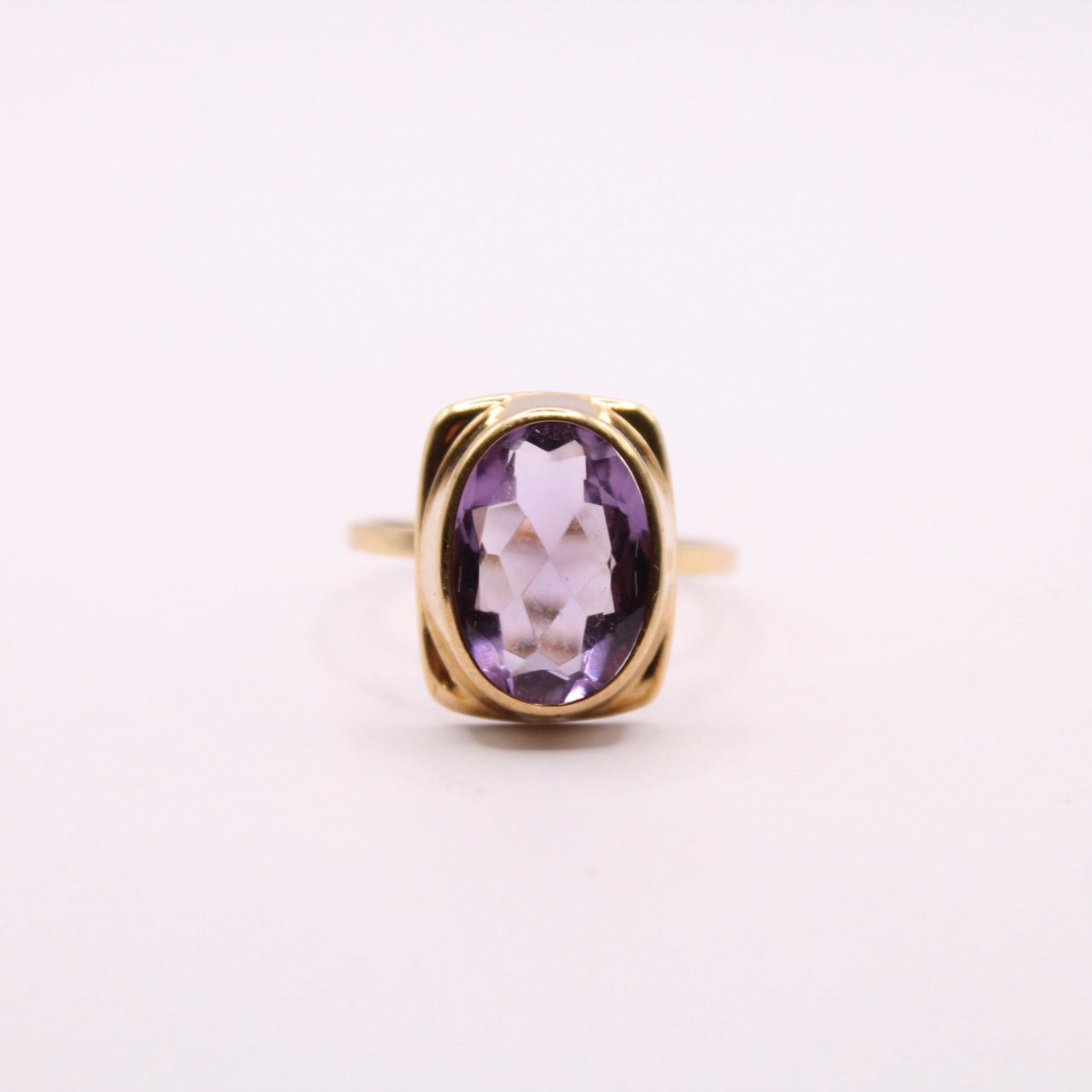 Statement Amethyst Ring