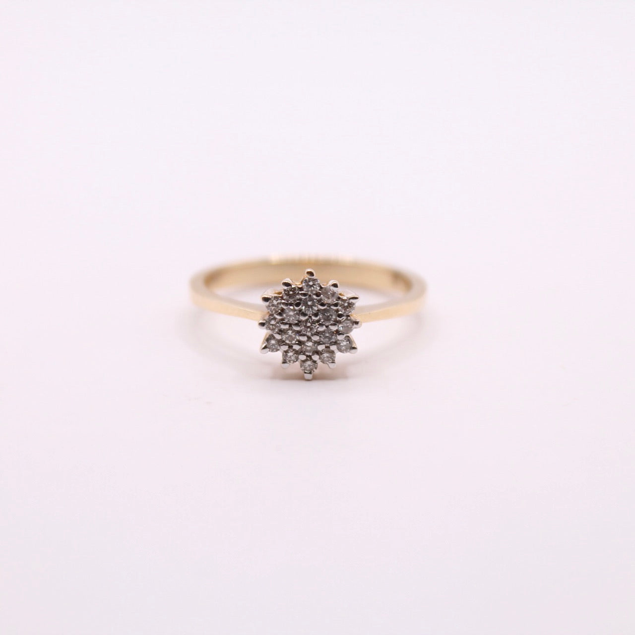 Diamond Cluster Ring