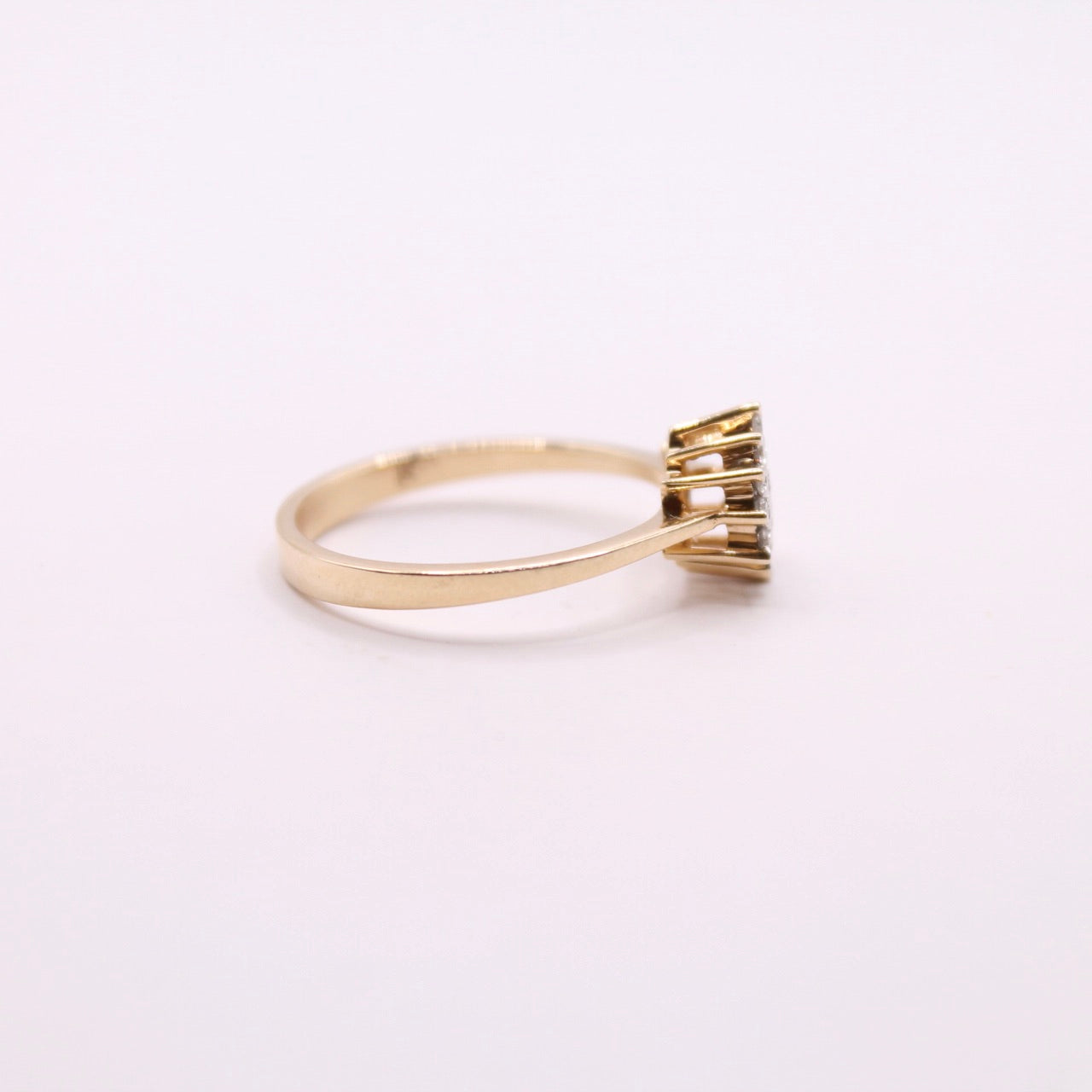 Diamond Cluster Ring