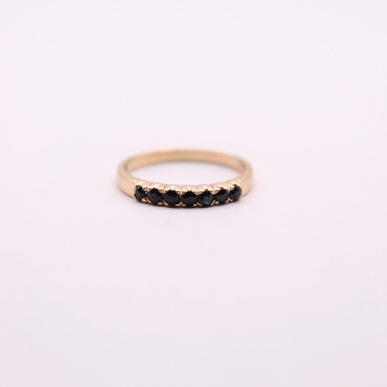 Sapphire Row Ring