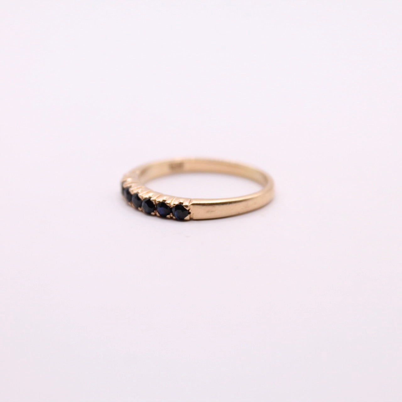 Sapphire Row Ring