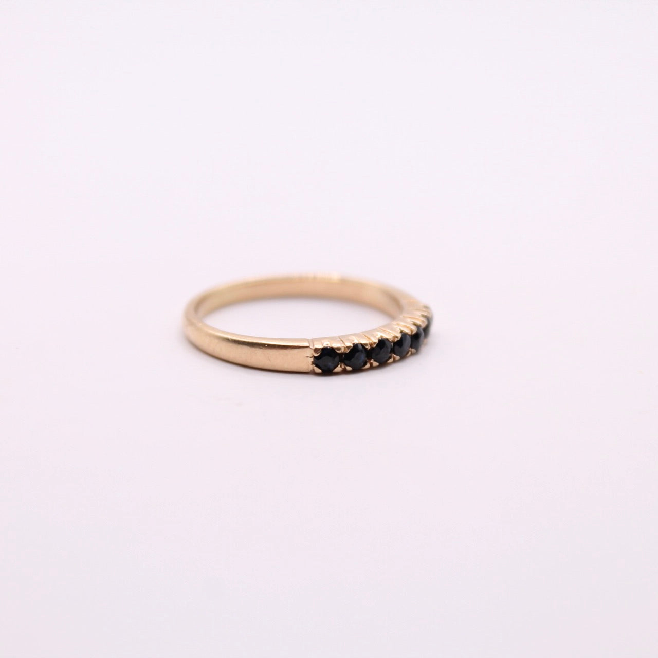 Sapphire Row Ring