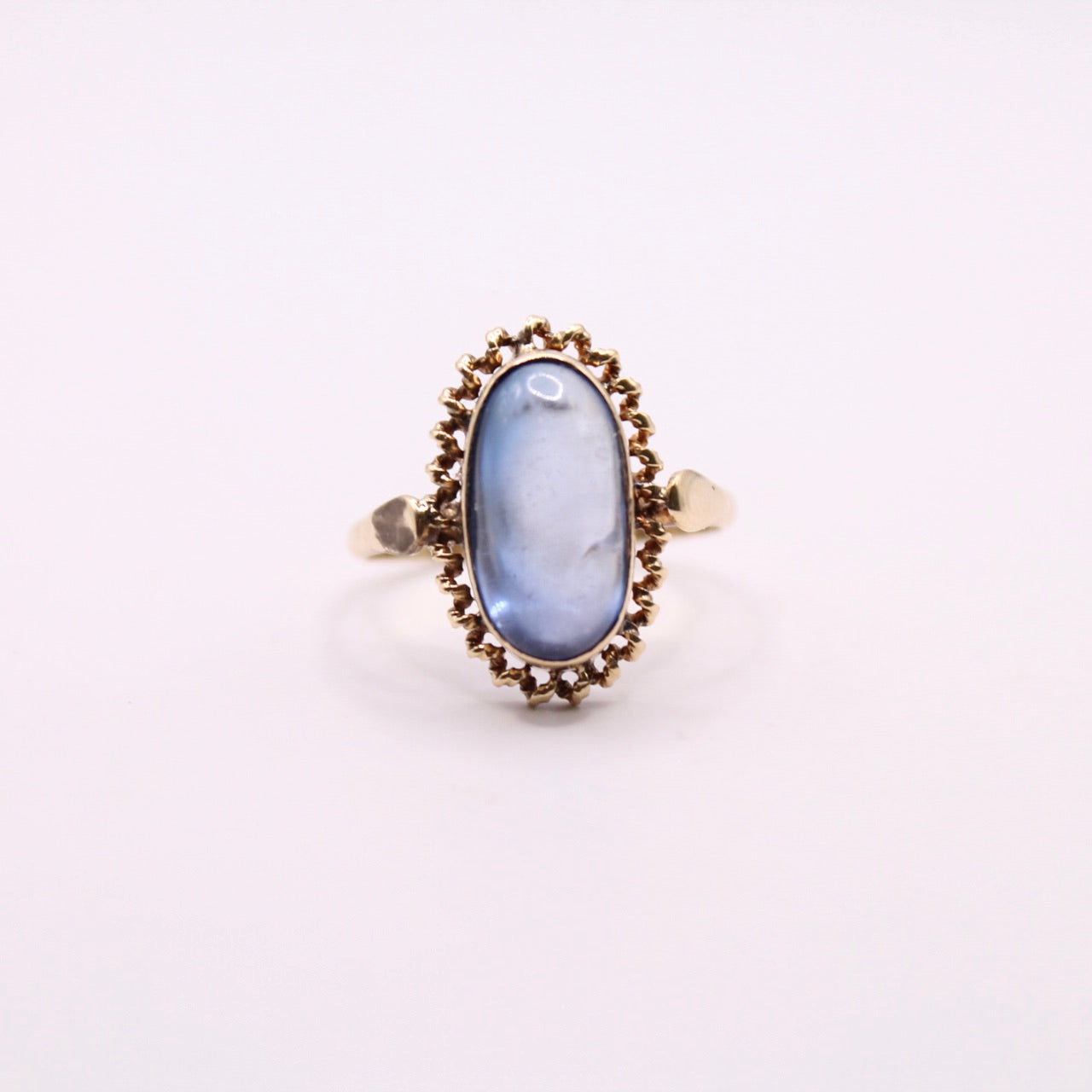 Cabochon Cut Sapphire Ring