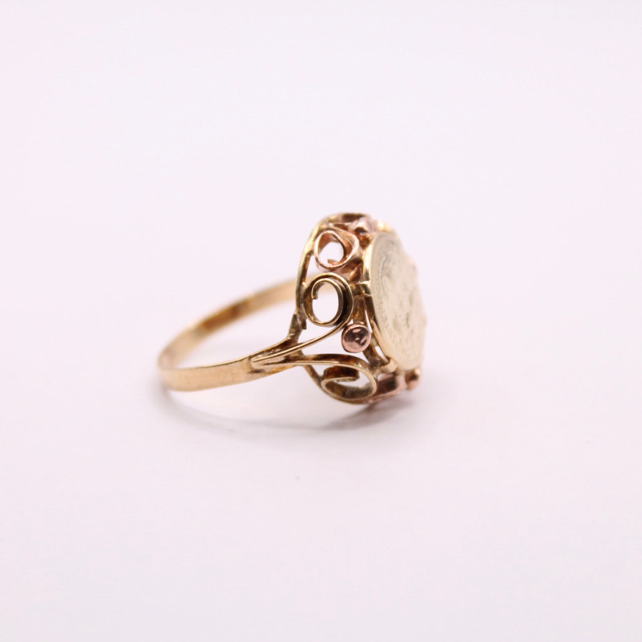Very Rare St George Coin Ring