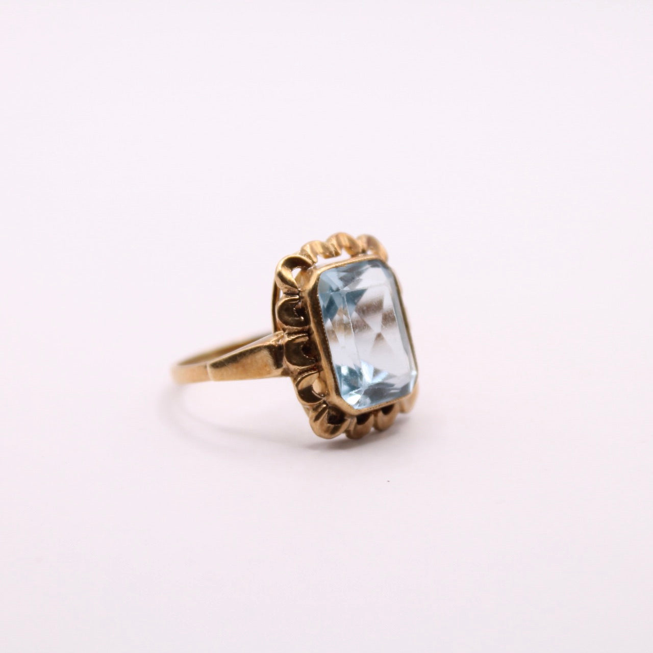 Aquamarine Statement Ring