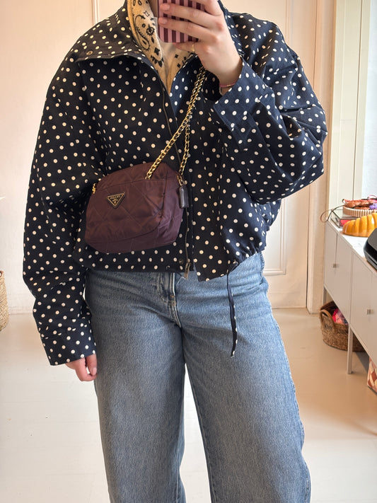 Prada Nylon Chain Shoulder Bag