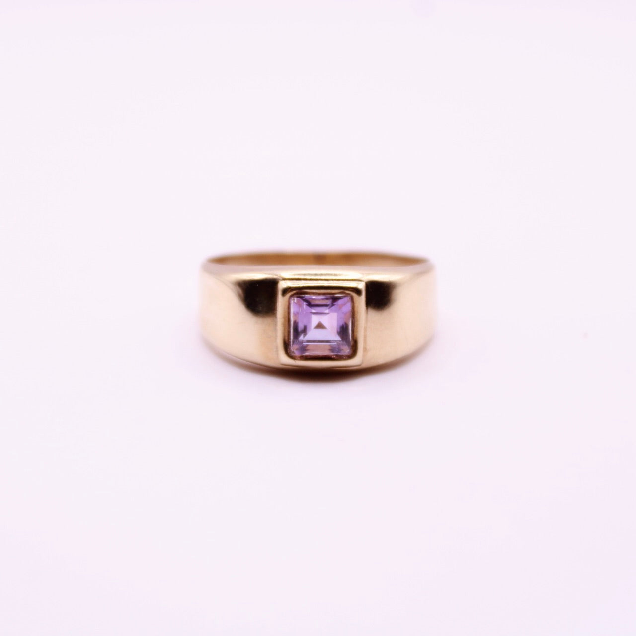 Amethyst Band Ring