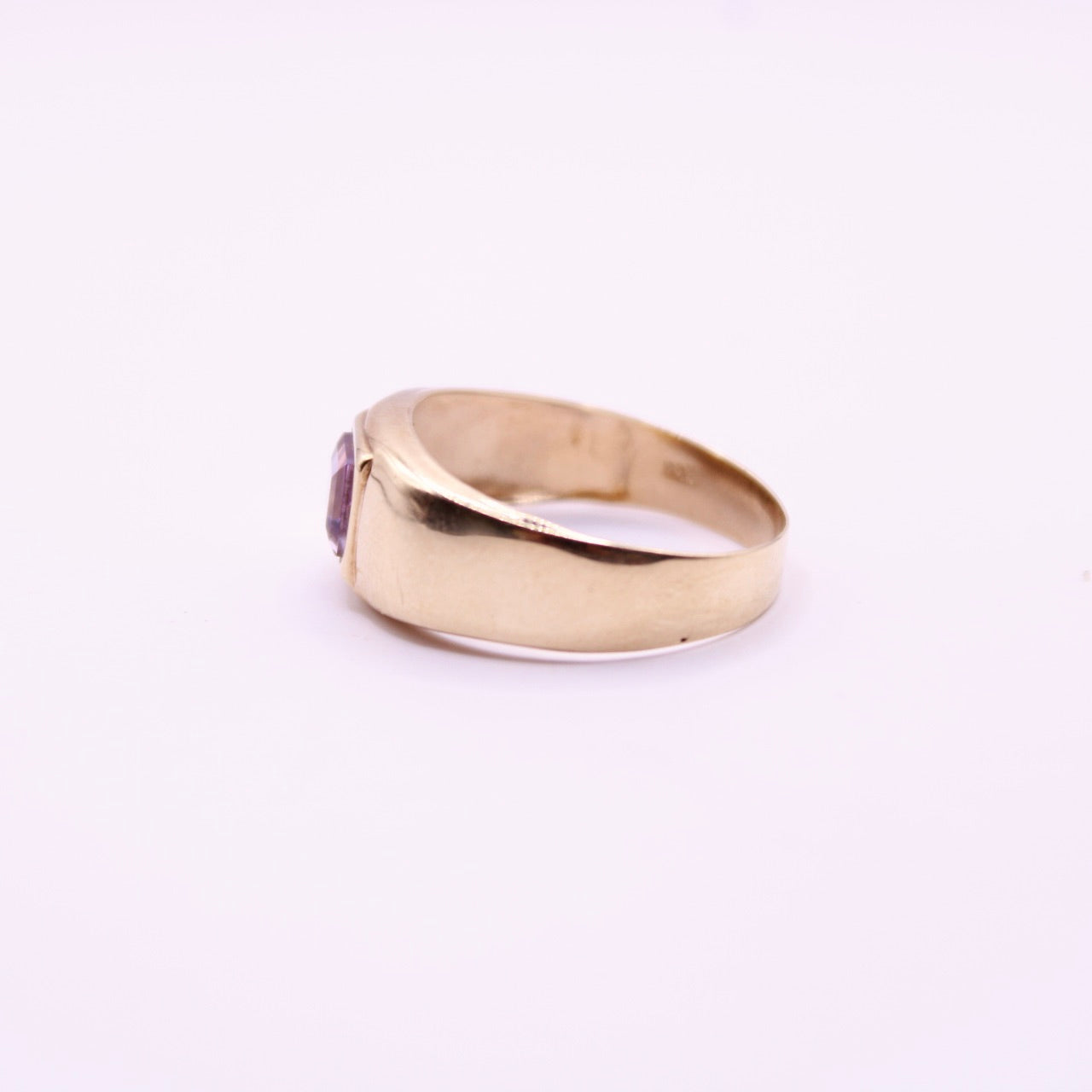 Amethyst Band Ring