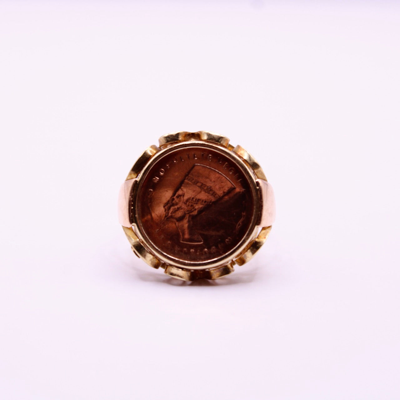 XL Nefertiti Coin Ring
