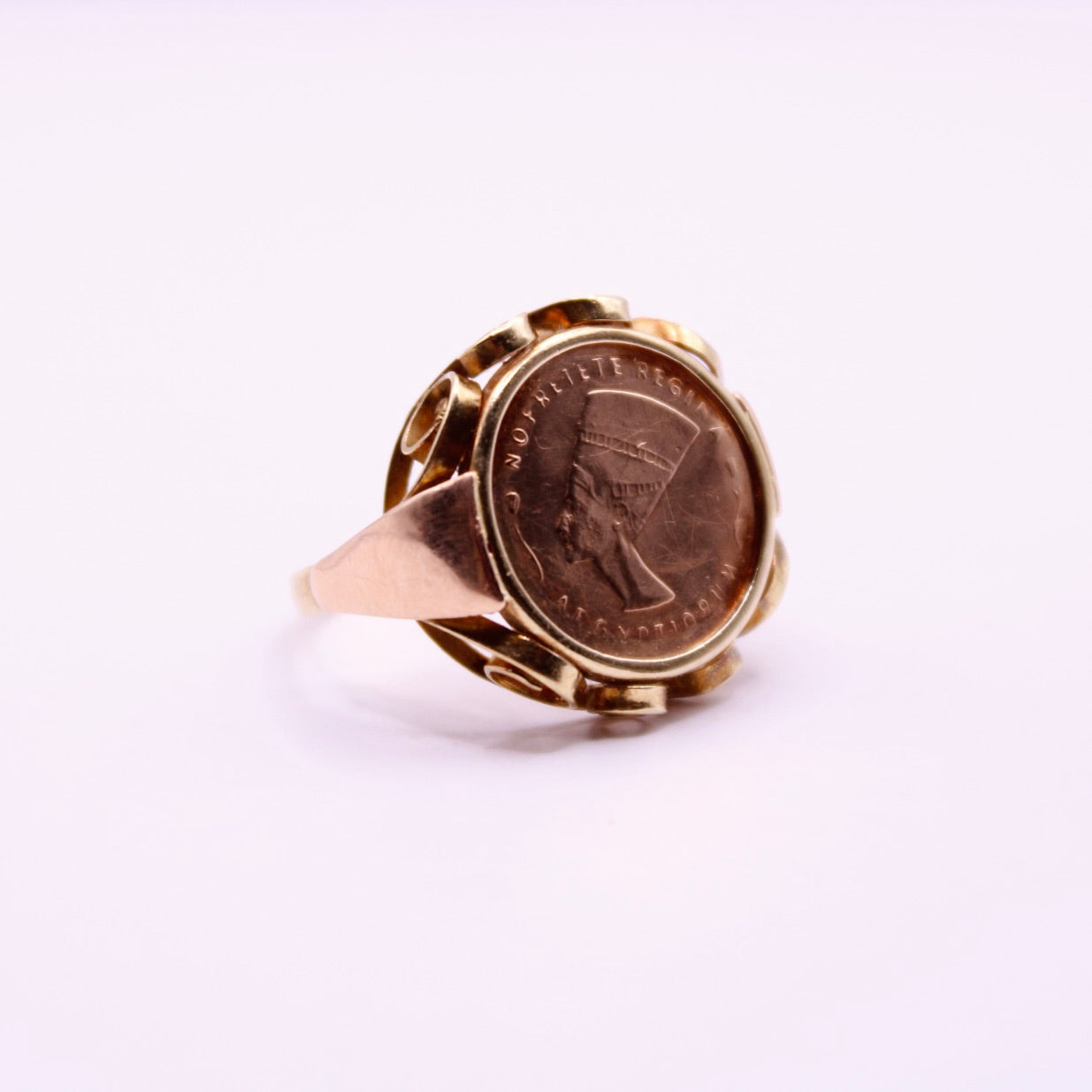 XL Nefertiti Coin Ring