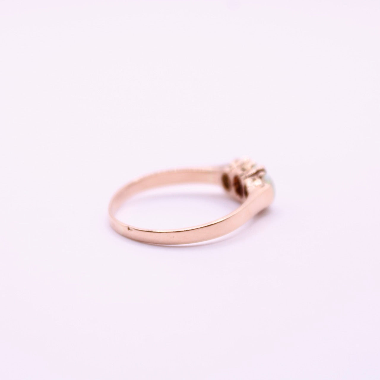 Opal & Seedpearl Trilogy Ring