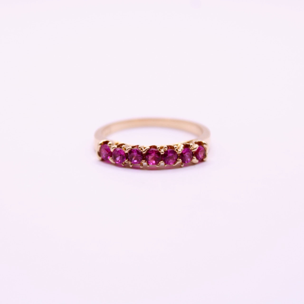 Ruby Row Ring