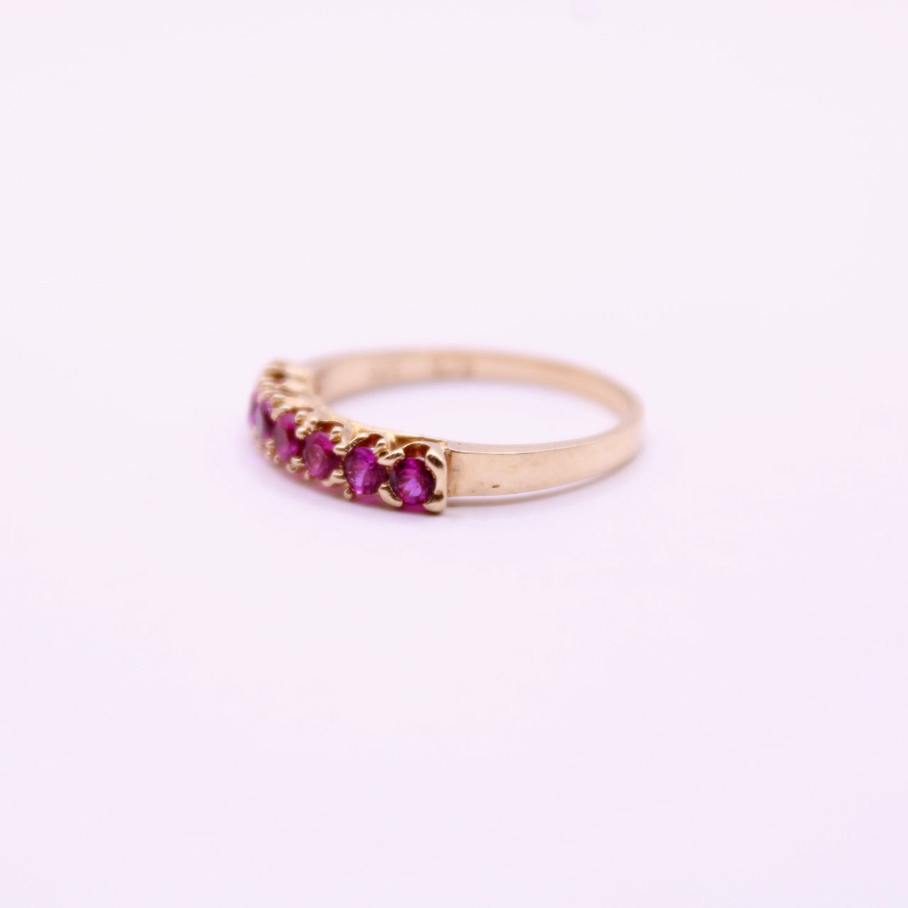 Ruby Row Ring