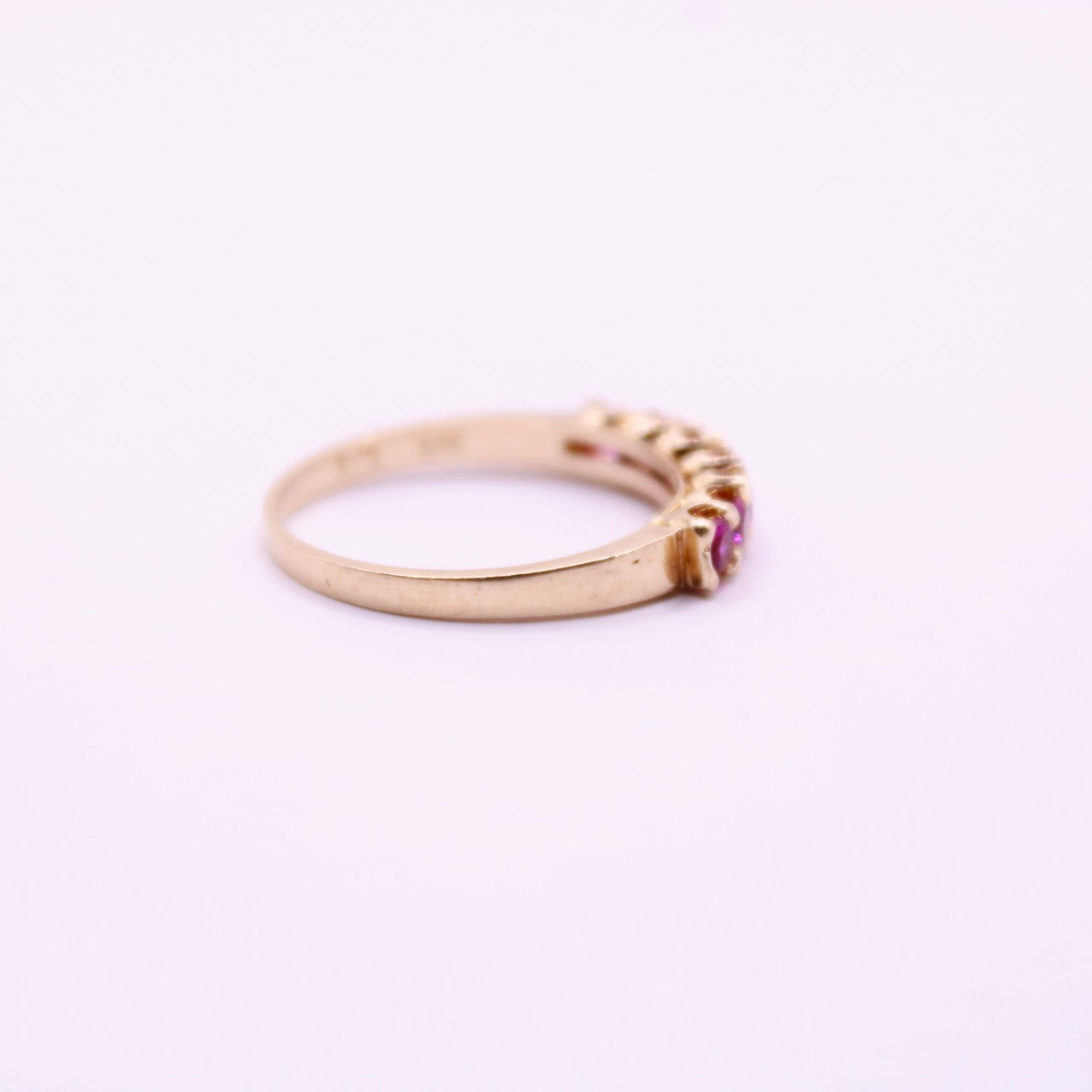 Ruby Row Ring