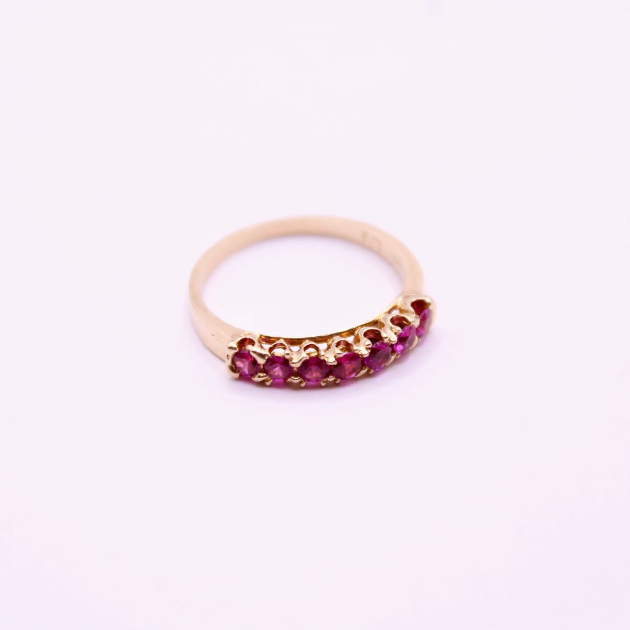 Ruby Row Ring