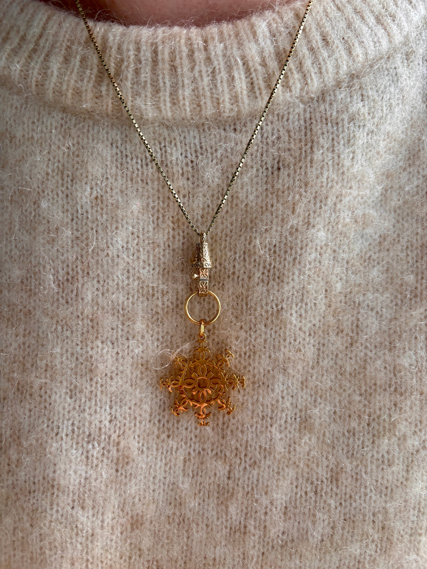 Chanel Snowflake Charm