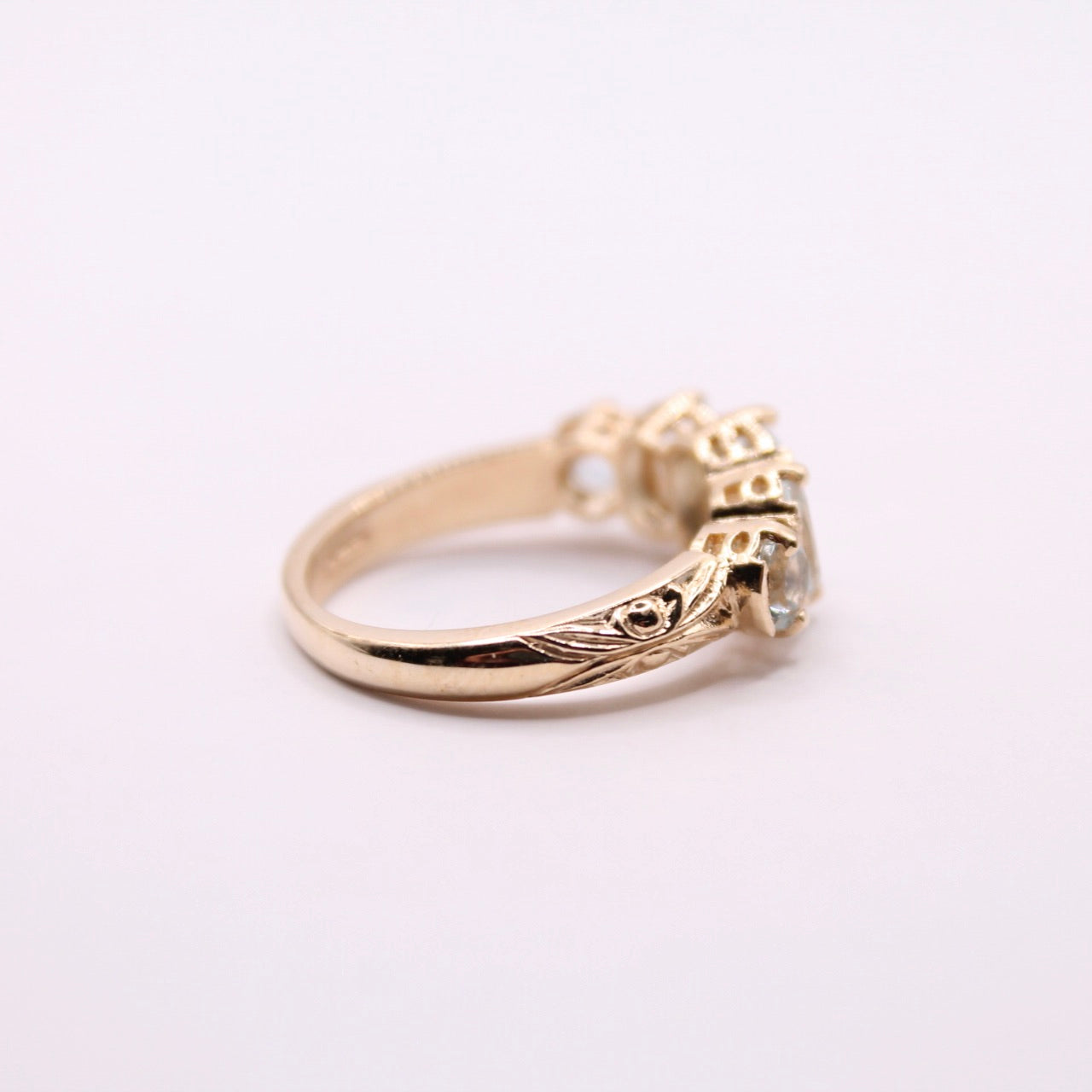 Bold Victorian Topaz Row Ring