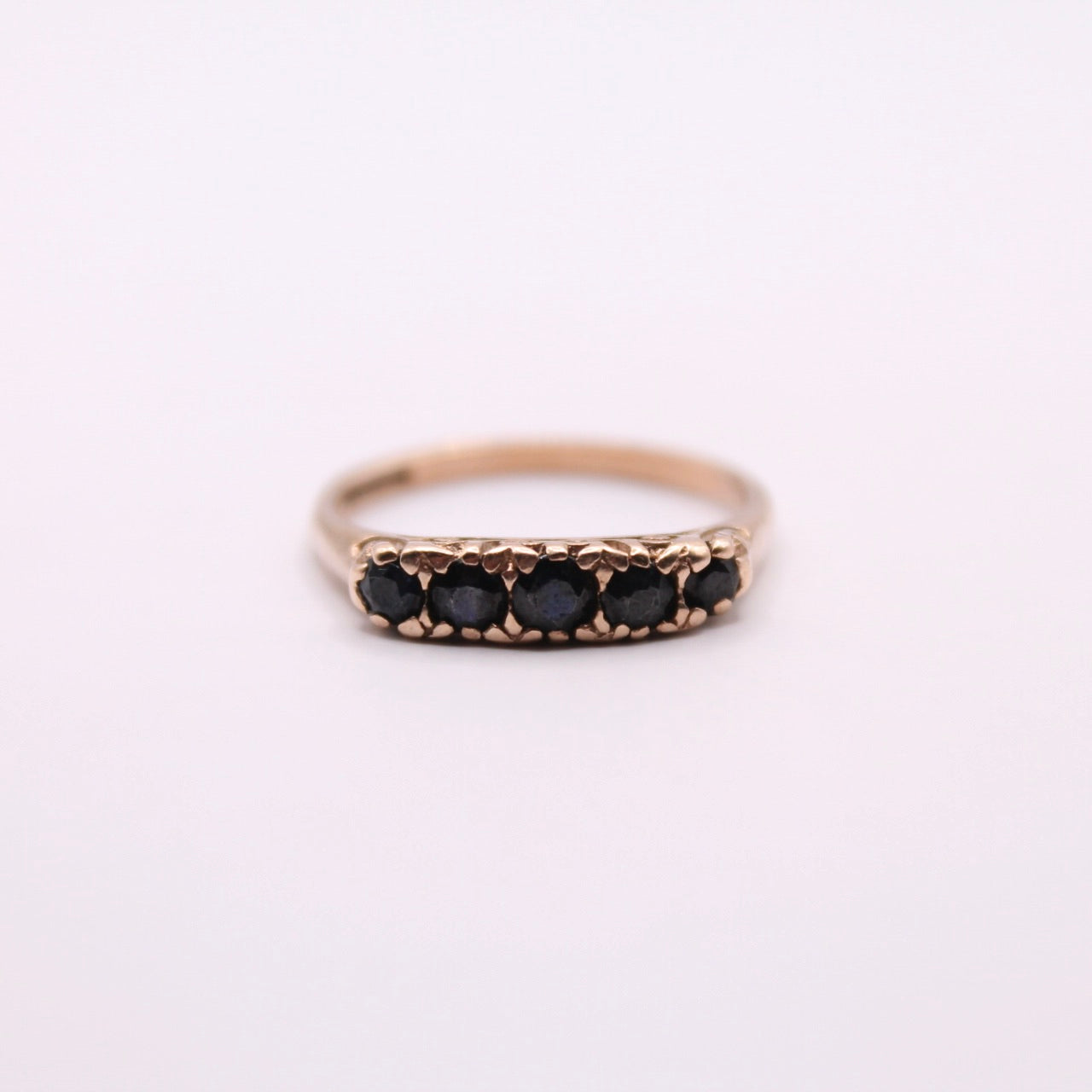 Victorian Sapphire Row Ring