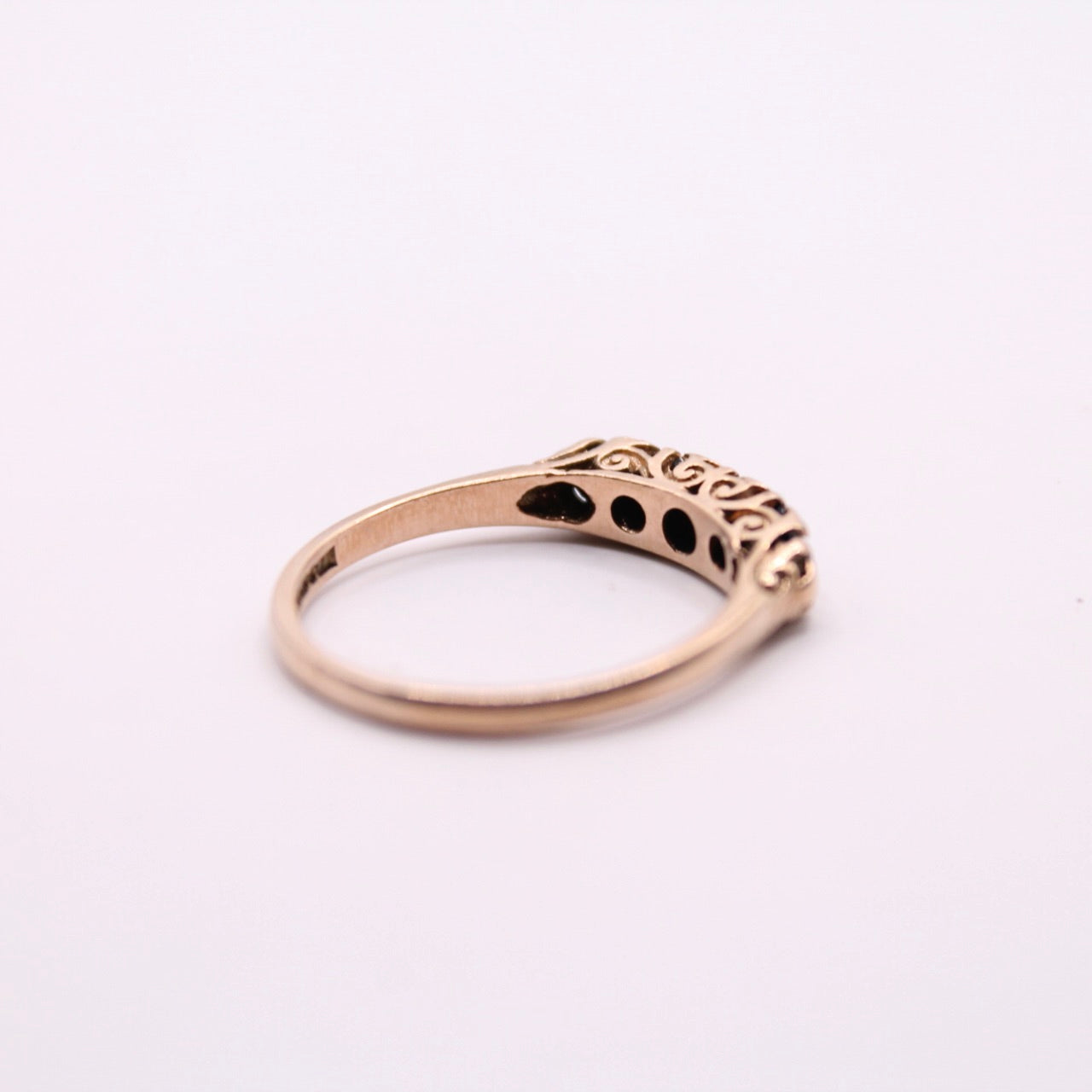 Victorian Sapphire Row Ring