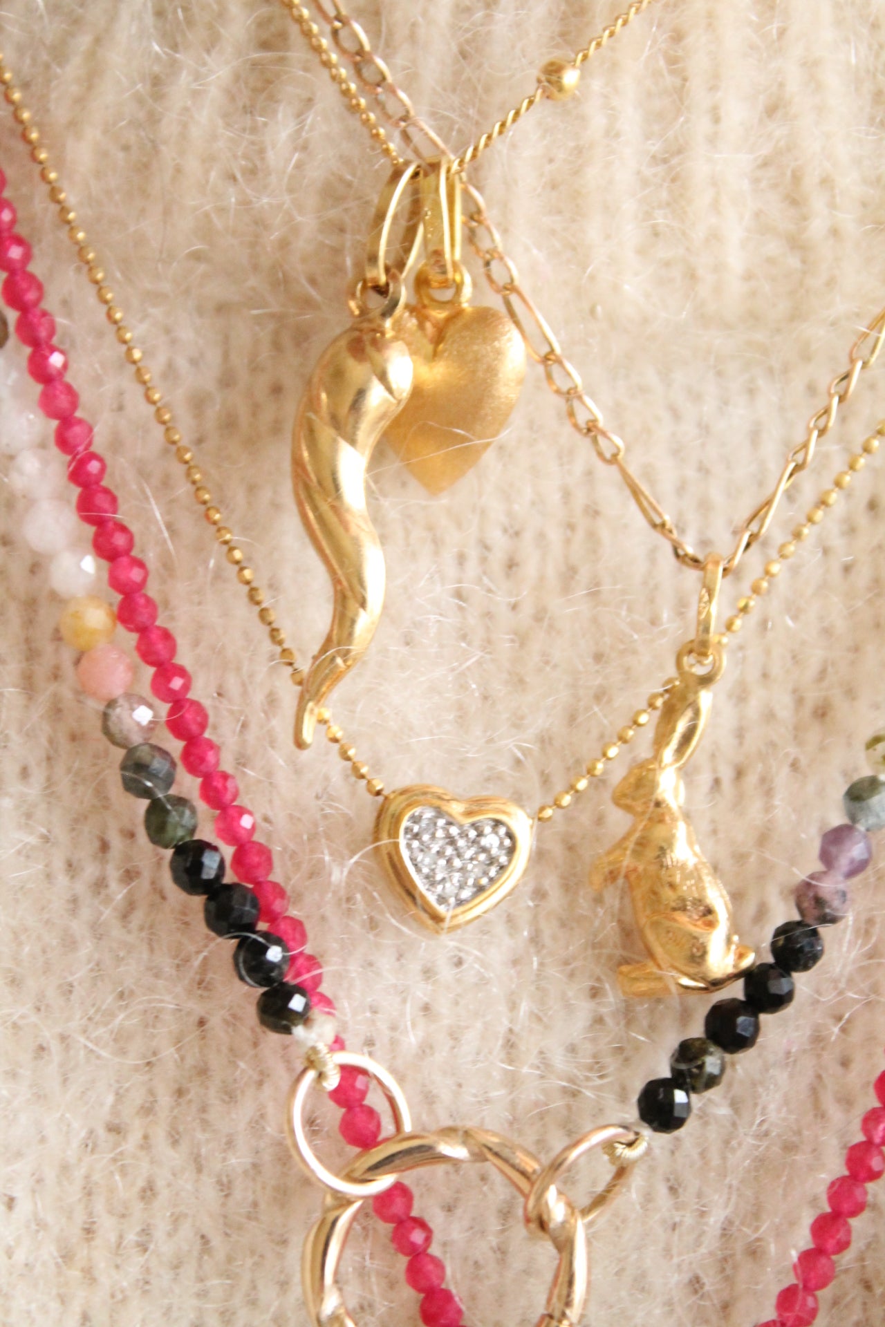 Diamond Heart Bead