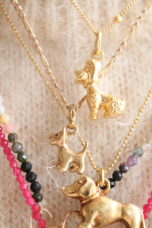 Solid Terrier Dog Charm