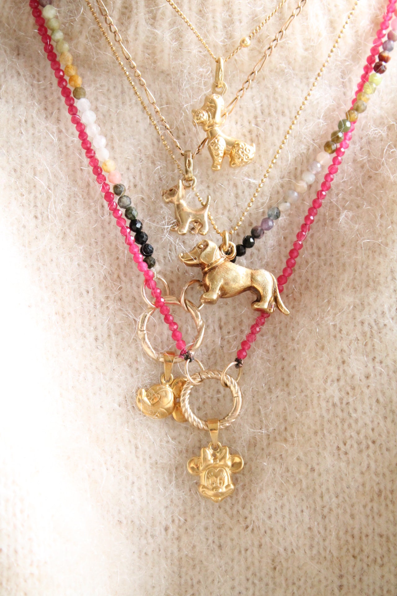 Solid Terrier Dog Charm