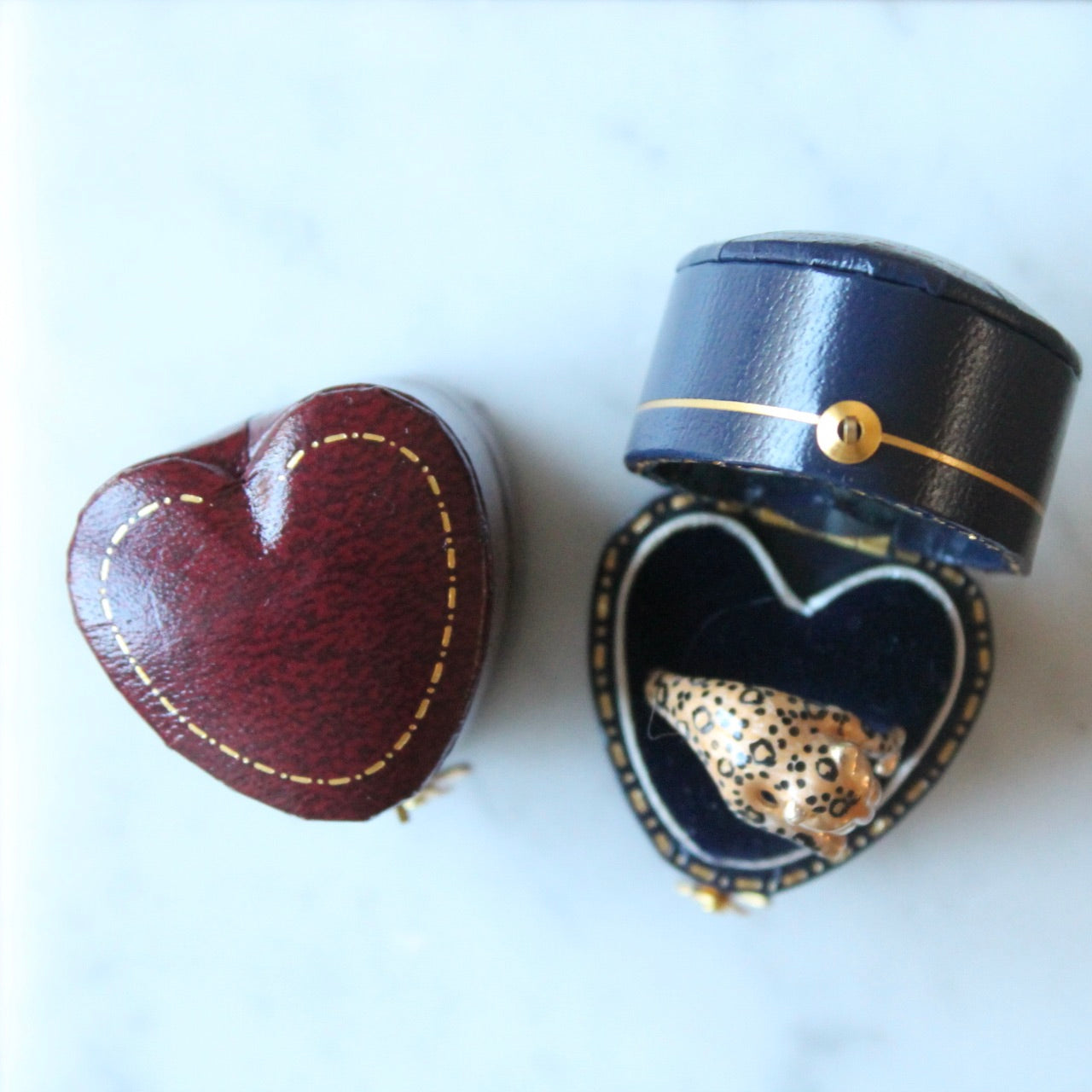 Velvet Heart Ring Box