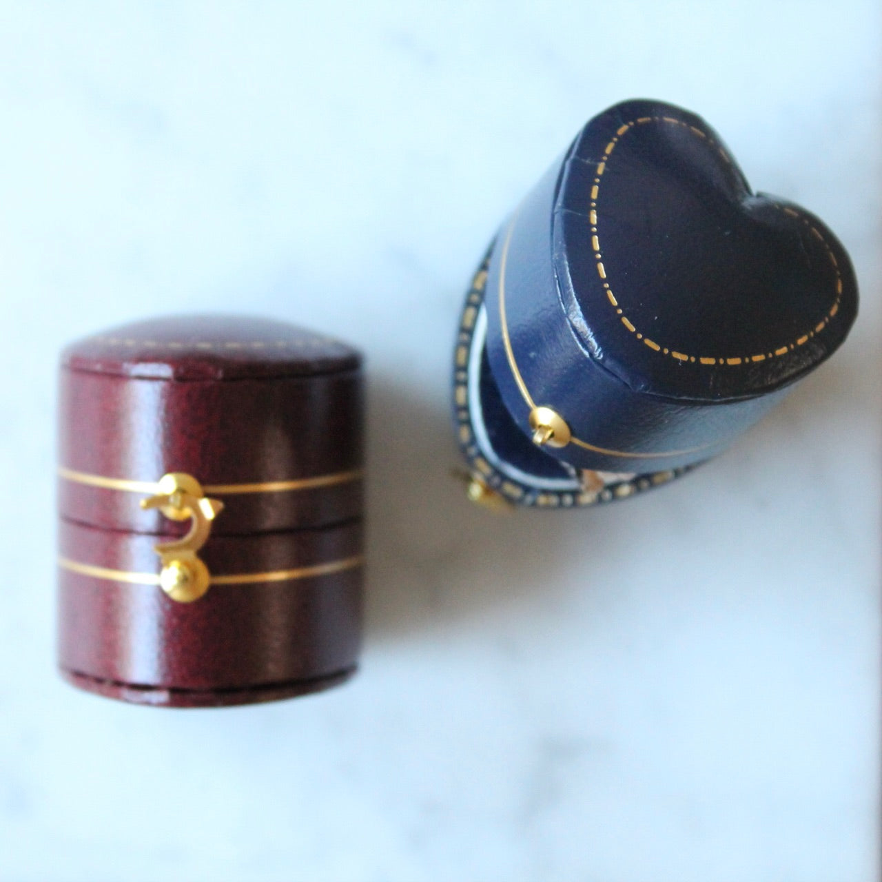 Velvet Heart Ring Box